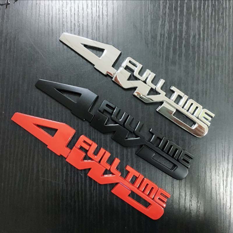 1 X Logo Dán Kim Loại 4WD Cho Xe SUV