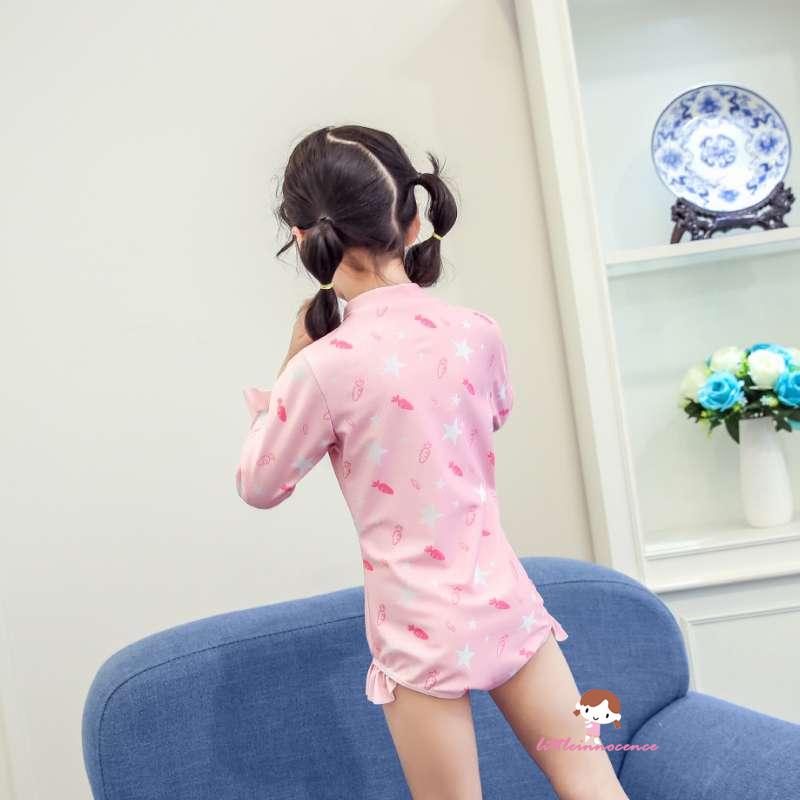 Đồ Bơi Nữ Tay Dài In Hoạt Hình Dễ Thương Xzq7-Girl