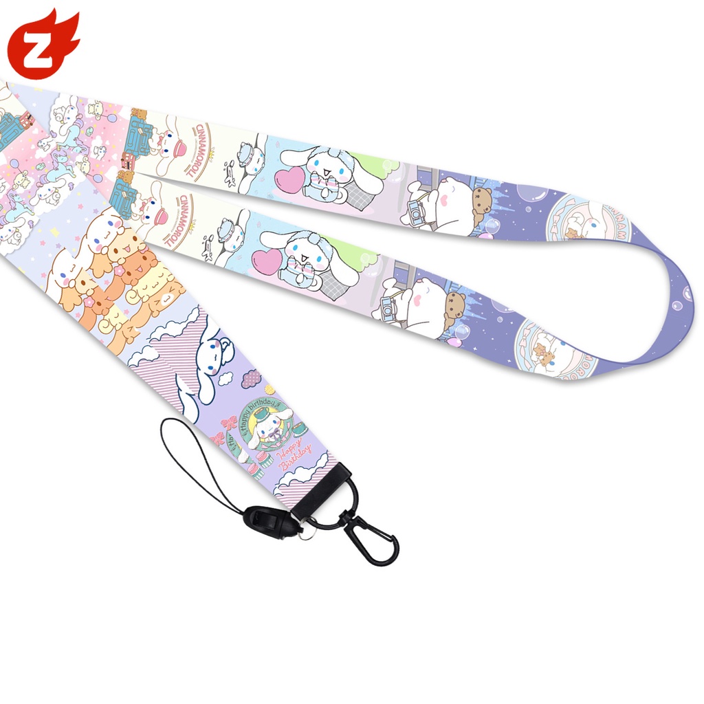 1 Dây Đeo Thẻ ID Hình Cinnamoroll Dễ Thương