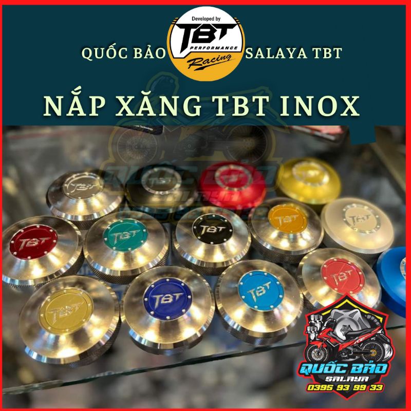 Nắp xăng TBT nhôm cnc nhiều màu lựa chọn lắp được đa số các loại xe trên thị trường