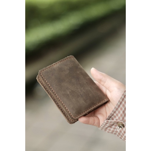 VÍ CARD DA BÒ THẬT