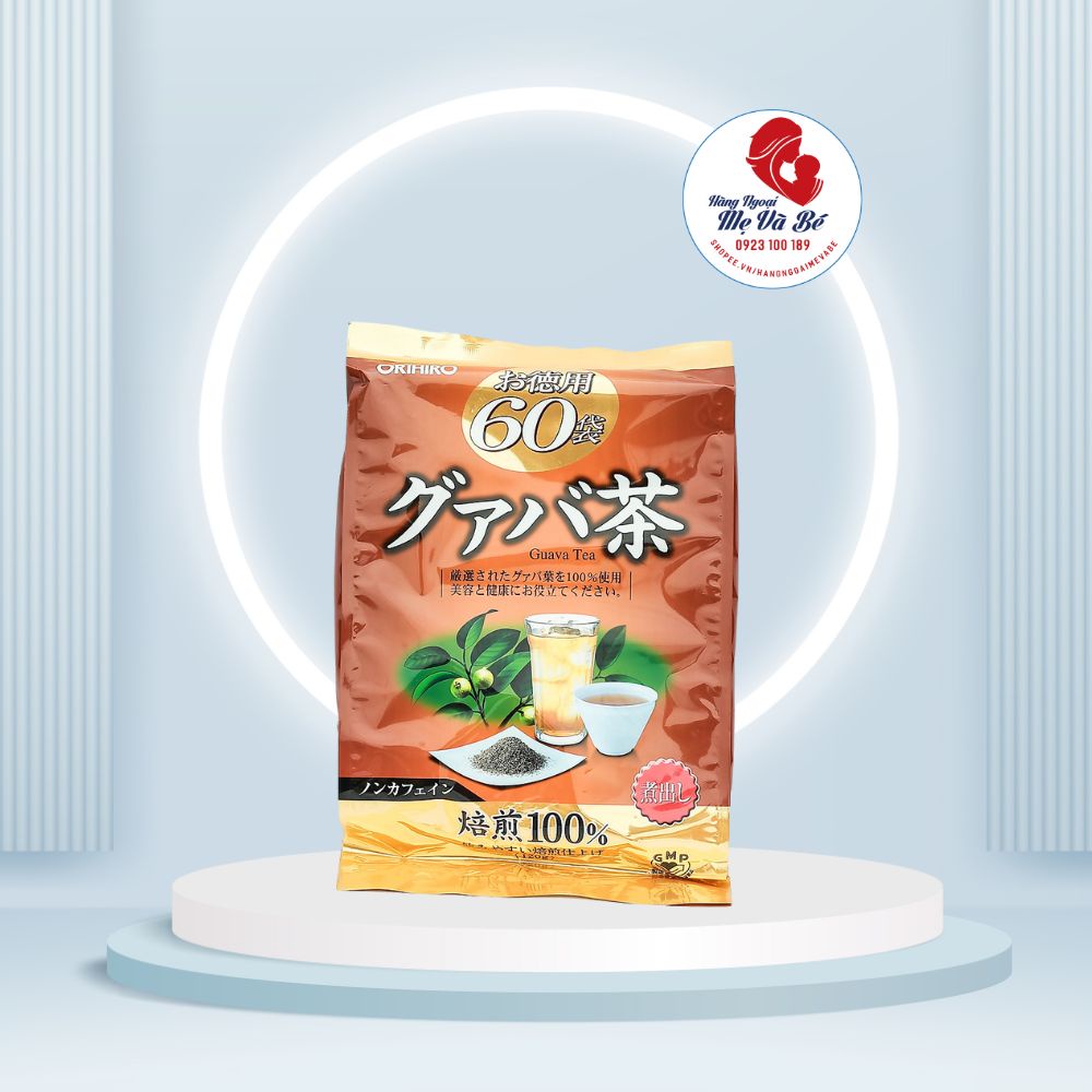 Trà ổi Orihiro, trà lá ổi cải thiện tiêu hóa, giảm đường huyết Nhật Bản 60 gói