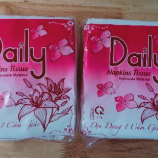 [New] Khăn giấy ăn Daily bịch 100 tờ