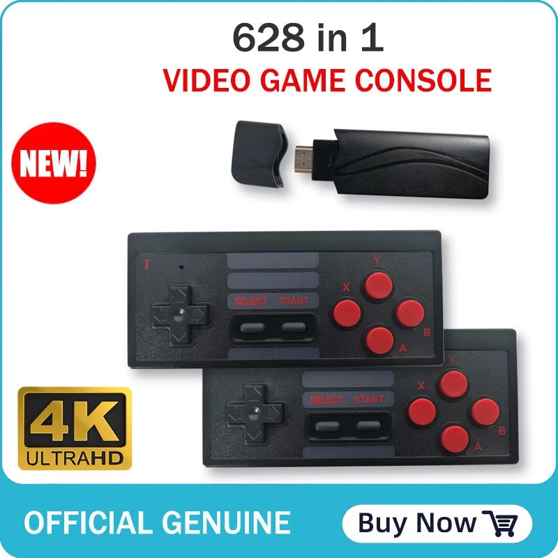 Bộ Máy Chơi Game Cầm Tay Kết Nối Bluetooth 628 Hd Và Phụ Kiện