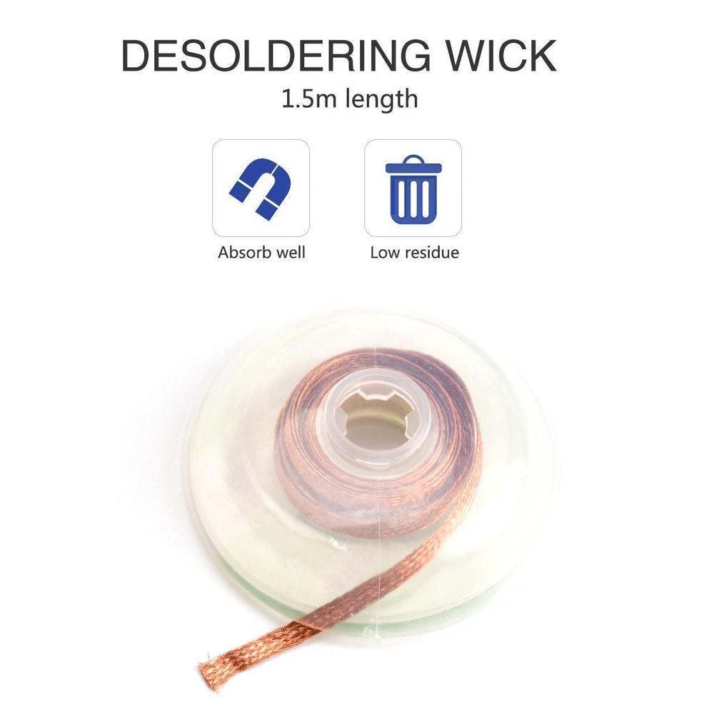 Cuộn Dây Đồng Hút Chì Hàn 5 Kích Cỡ