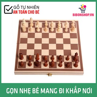 Bộ cờ vua bằng Gỗ cao cấp cho bé