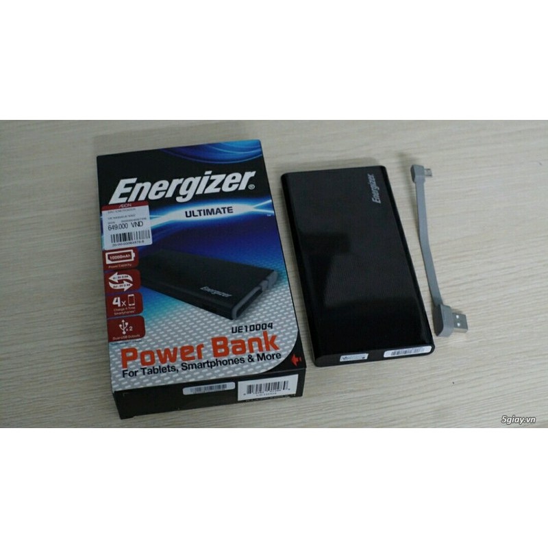 Pin Sạc Dự Phòng Energizer UE10004 10000mAh