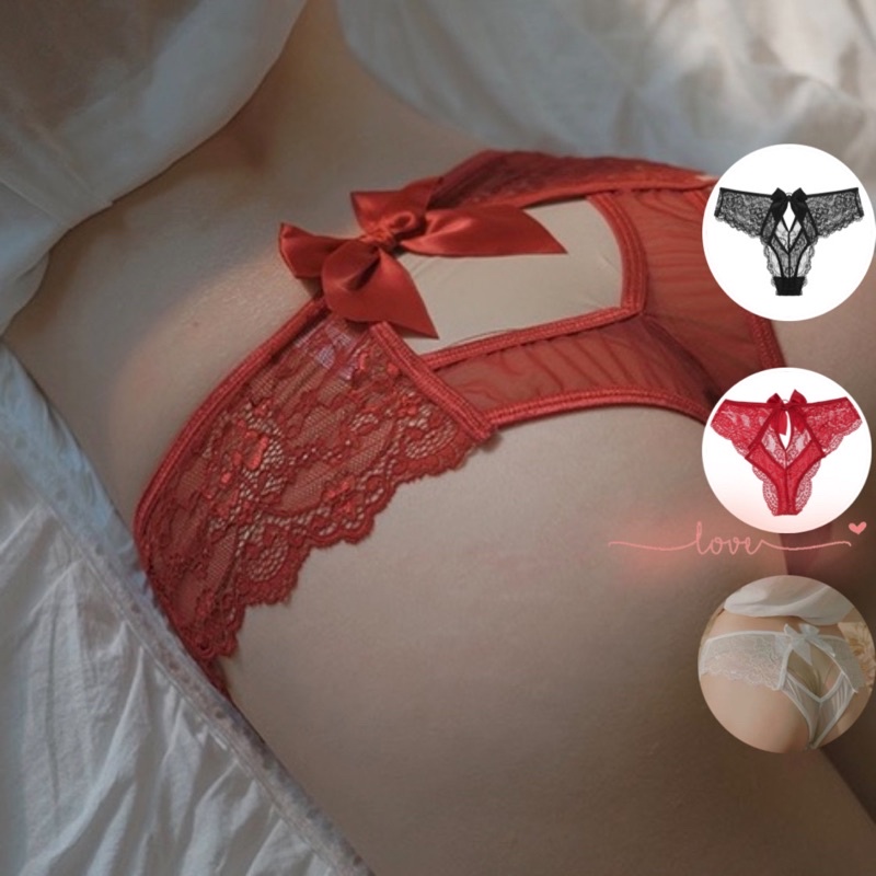 Quần Lót Nữ Ren Nơ Sexy Lưng Cao Tới Rốn La Perbra - G01
