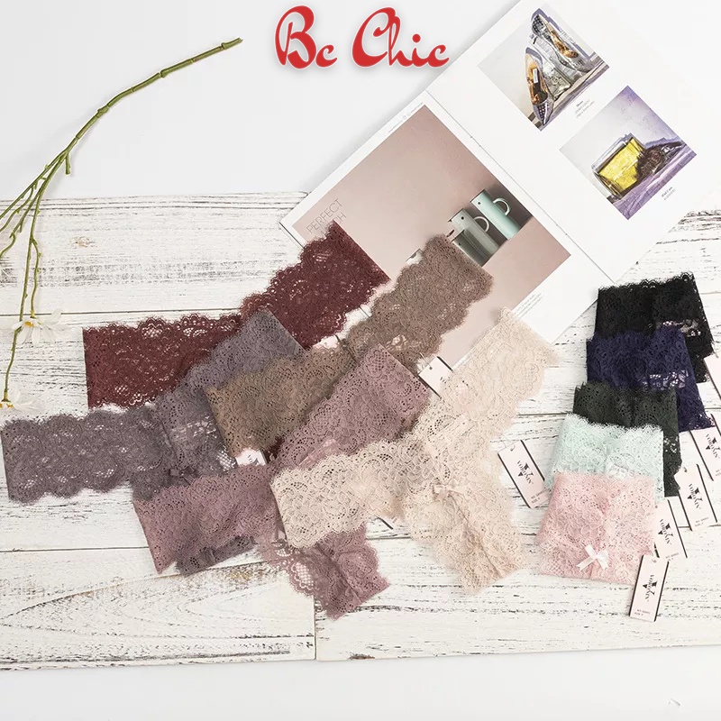 Quần Lọt Khe Nữ , Quần Lót Lọt Khe Sexy Ren Lọt Khe cao cấp cạp chữ T sexy gợi cảm mã Q411 BC_CHIC LINGERIE