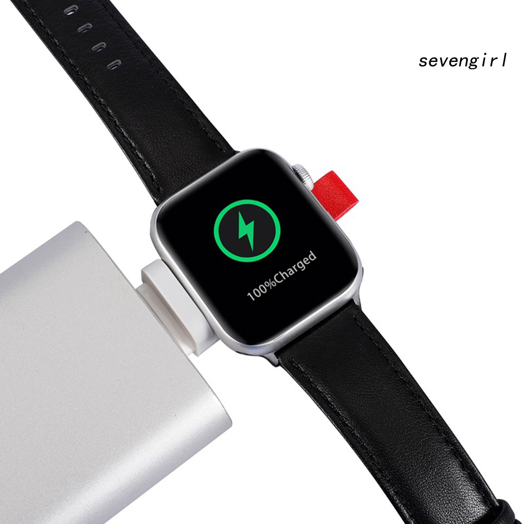 Đế Sạc Không Dây Có Nam Châm Cho Đồng Hồ Thông Minh Apple Watch 1 / 2 / 3 / 4 / 5 / 6