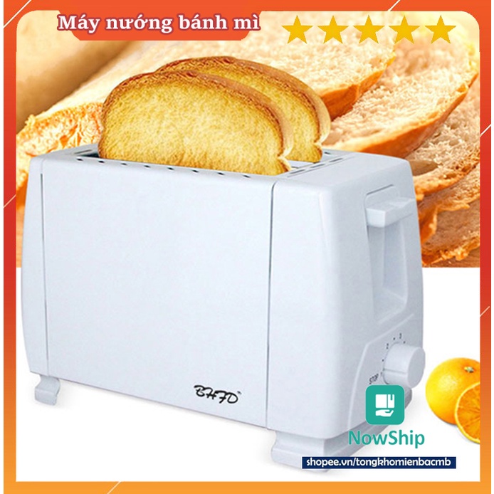 Máy nướng bánh mỳ 2 ngăn thép không rỉ