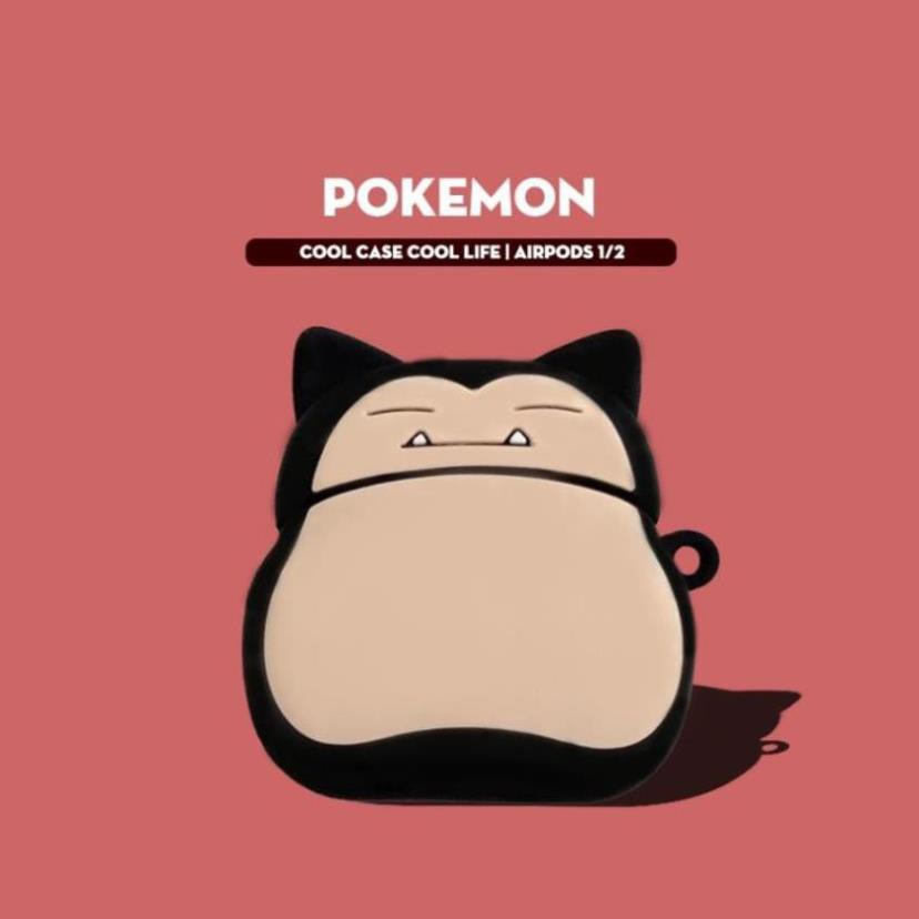 Case Airpods Bảo Vệ Bao Đựng Hộp Sạc Tai Nghe, Case Airpods 2/3/1/i7/i9/i12 - Sillicone Chống Bám Bẩn Lucky Cat