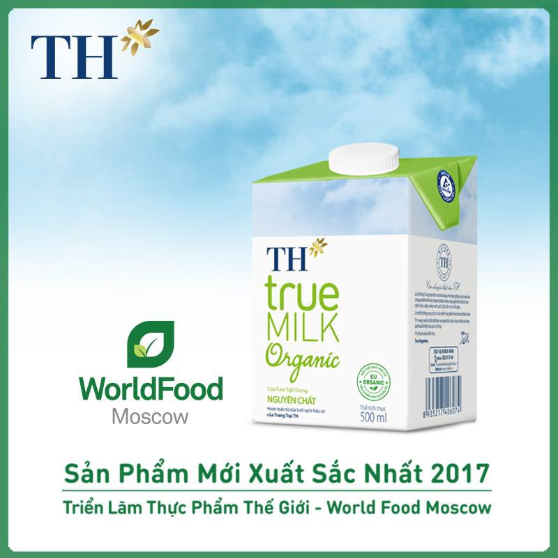 Thùng Sữa Tươi Hữu Cơ TH true MILK Organic 500ml