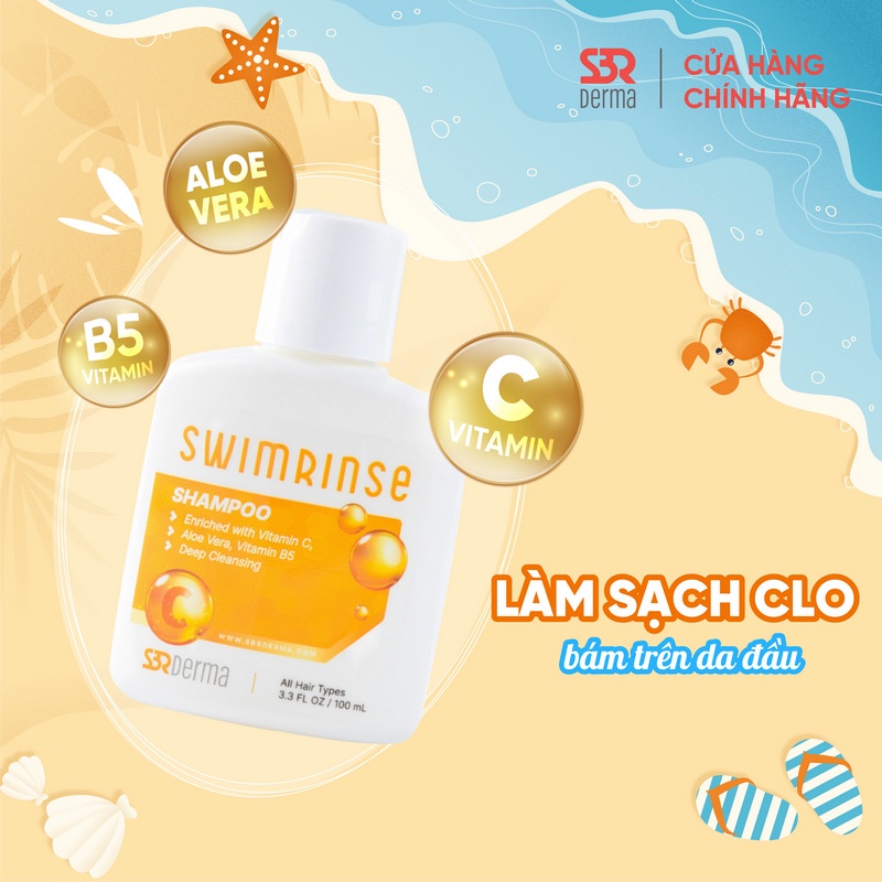Dầu Gội SwimRinse Dành Cho Bơi Lội và Tắm Biển