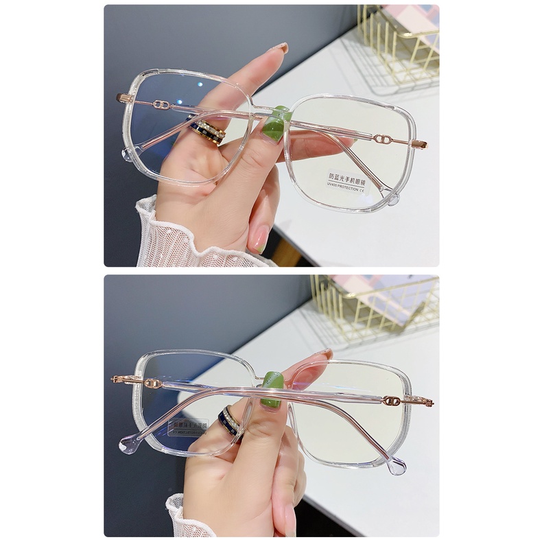 Kính mắt CHARMRAY TR90 chống tia bức xạ phong cách cổ điển thời trang dành cho cả nam và nữ