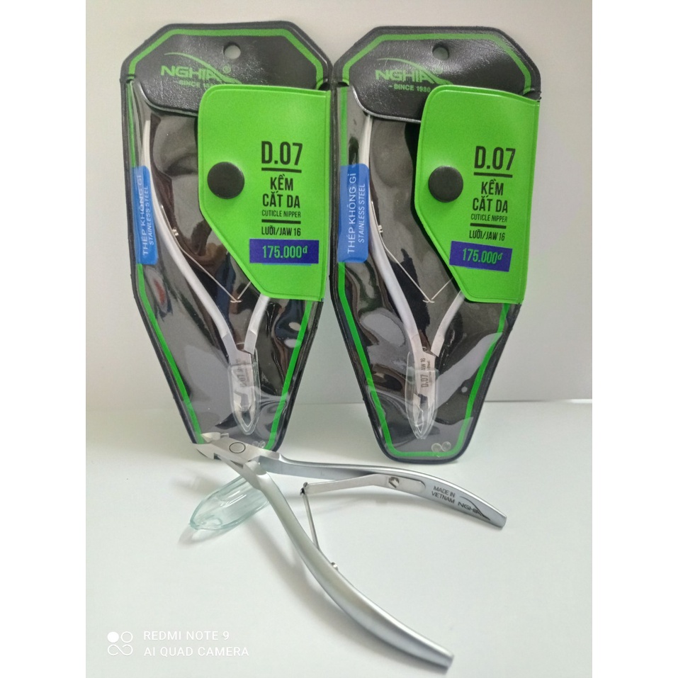 Kềm cắt da inox D07, kìm nghĩa nhặt da D07