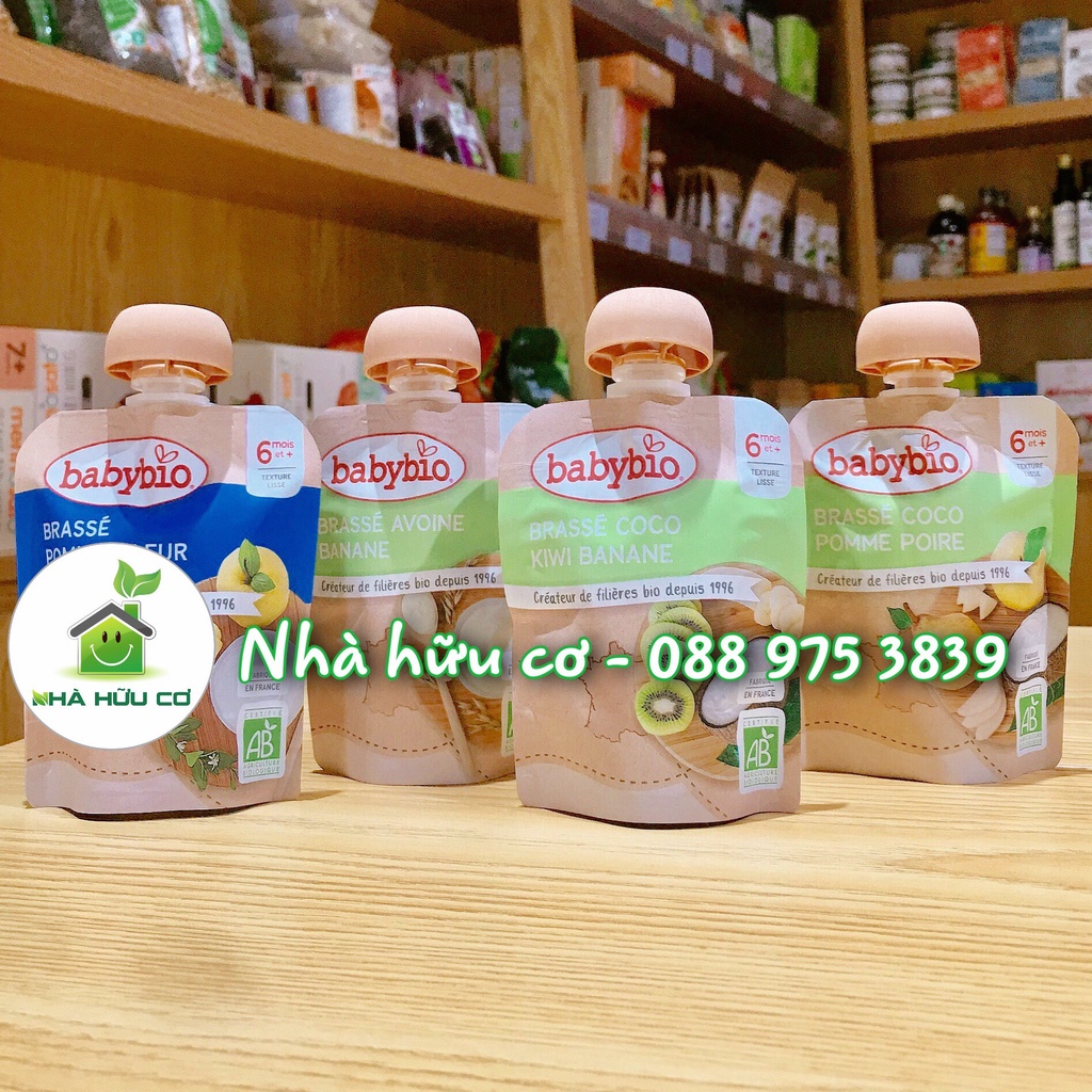 Sữa chua yến mạch hữu cơ cho bé vị chuối Babybio 85g (≥ 6 tháng) - Date: 25/1/2024 - Nhà hữu cơ