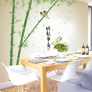 Decal dán tường SK2008 Decal dán tường giá rẻ cây trúc