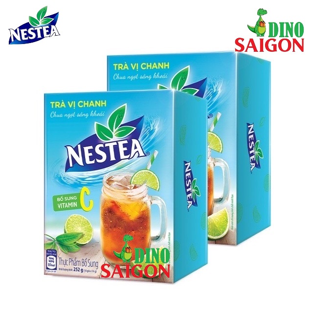 Combo 2 Hộp Trà Nestea vị Chanh (Hộp 15 gói x 13g)