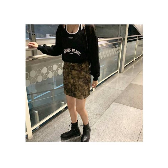 Bộ Áo Sweater Dài Tay In Chữ + Quần Ngắn Thời Trang Cho Nữ | BigBuy360 - bigbuy360.vn