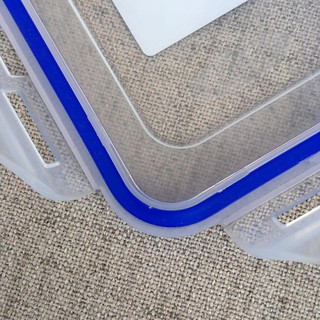 Bộ 3 hộp nhựa đựng thực phẩm tủ lạnh trong suốt Four Lock [2.8]