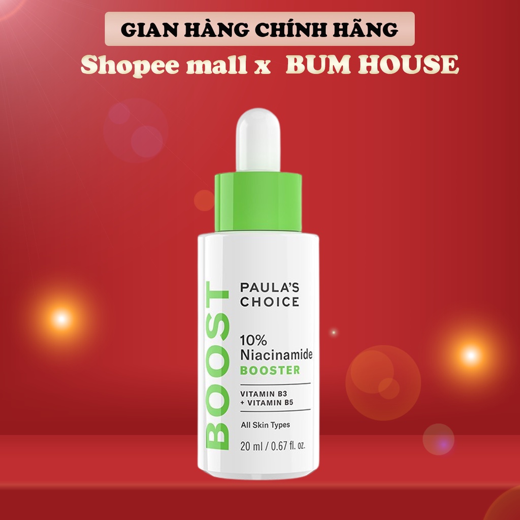 Tinh chất se khít lỗ chân lông và làm sáng da Paula’s Choice 10% Niacinamide Booster - 20ml 7980
