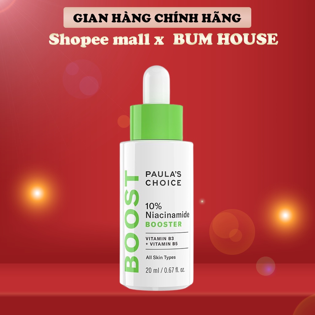 Tinh chất se khít lỗ chân lông và làm sáng da Paula’s Choice 10% Niacinamide Booster - 20ml 7980