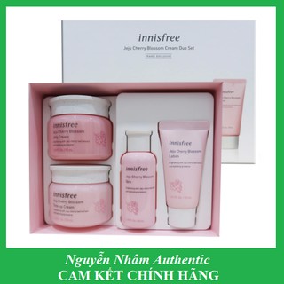 Set Innisfree Cherry Blossom Duong Hồng