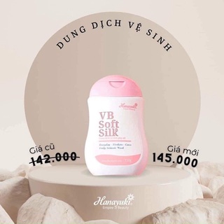 Dung dịch vệ sinh phụ nữ hanayuki hồng chính hãng