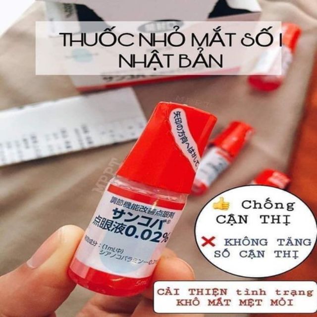THUỐC NHỎ MẮT HỖ TRỢ TRỊ CẬN THỊ.LOẠN THỊ.MỎI MẮT CỦA NHẬT BẢN_DÙNG LÀ MÊ.