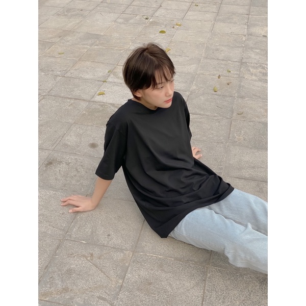 Áo thun nữ cổ tròn trơn ngắn tay cotton đẹp