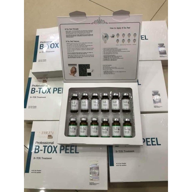 1 Hộp Btox Peel 2 màu thay da sinh học cam kết hàng chính hãng