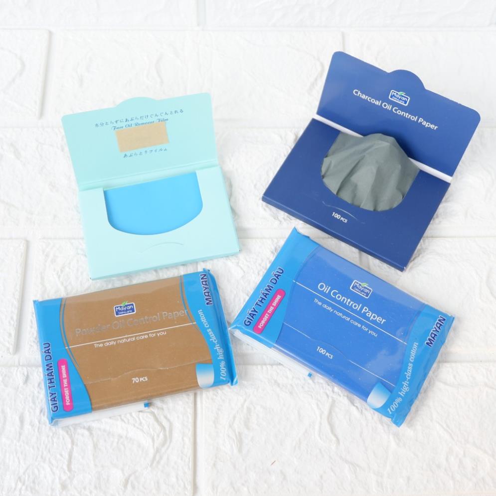 Giấy Siêu Thấm Dầu MAYAN Skincare loại bỏ dầu và bụi, đủ loại | BigBuy360 - bigbuy360.vn