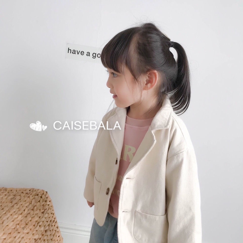 Áo khoác thời trang xuân thu phong cách Hàn Quốc 2020 cho bé gái