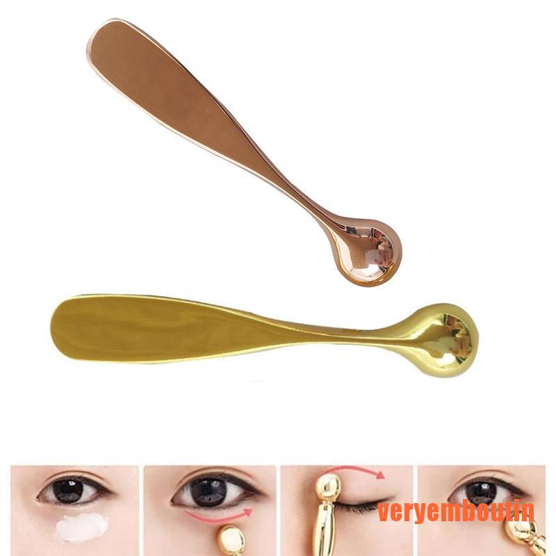 [Hàng mới về] Thanh kim loại lăn mát xa mặt cải thiện nếp nhăn và bọng mắt