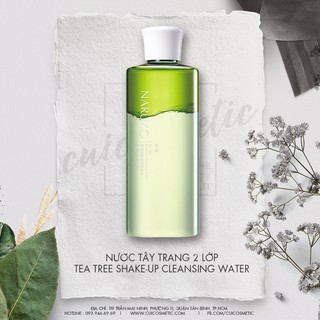Nước tẩy trang 2 lớp NARUKO tràm trà - Tea Tree Shake-Up Cleansing Water 190ml