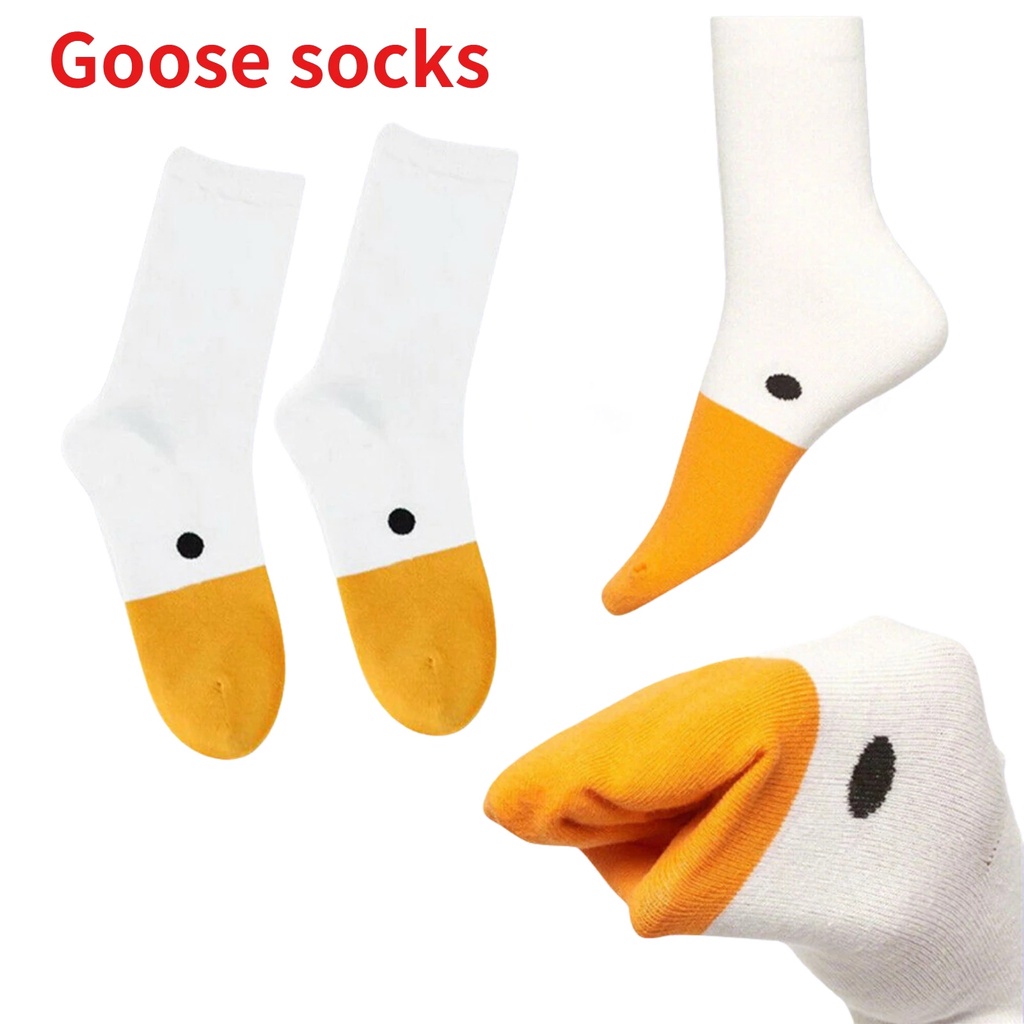 Đôi Vớ Cotton Mềm Co Giãn Thoáng Khí In Họa Tiết Hoạt Hình Vui Nhộn Dành Cho Nam Nữ