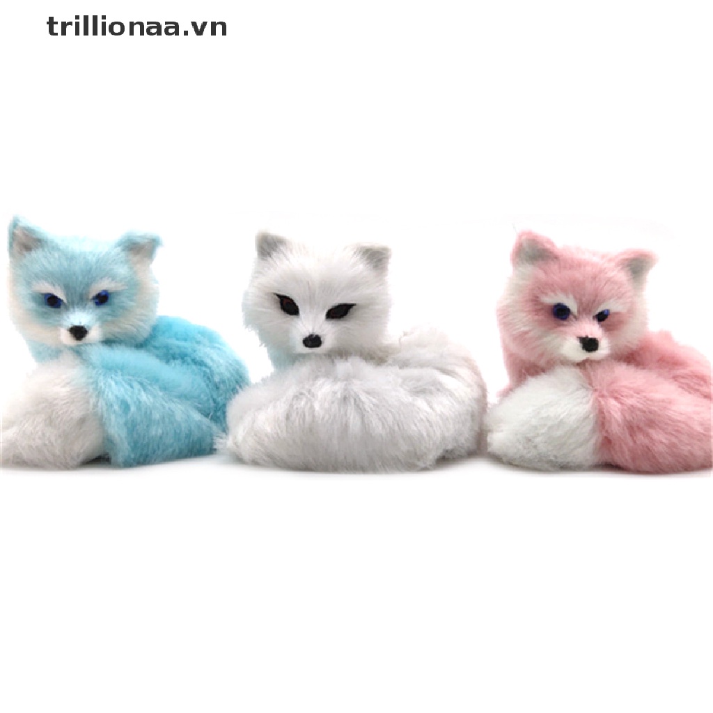 Đồ Chơi Mô Hình Cáo Dễ Thương Dùng Trang Trí Nhà Cửa