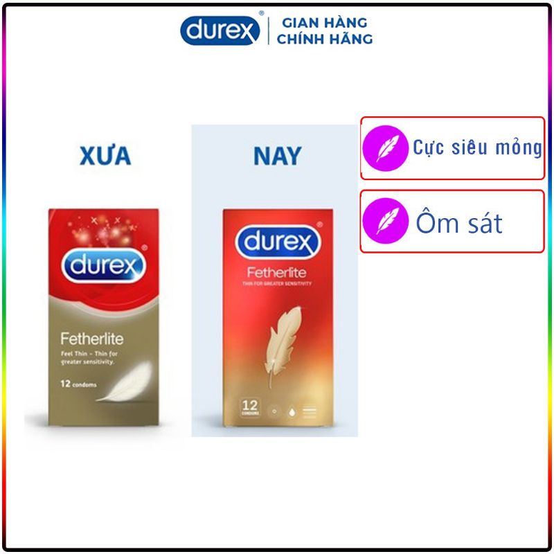 Bao cao su Durex Fetherlite Ultima (hộp 12)