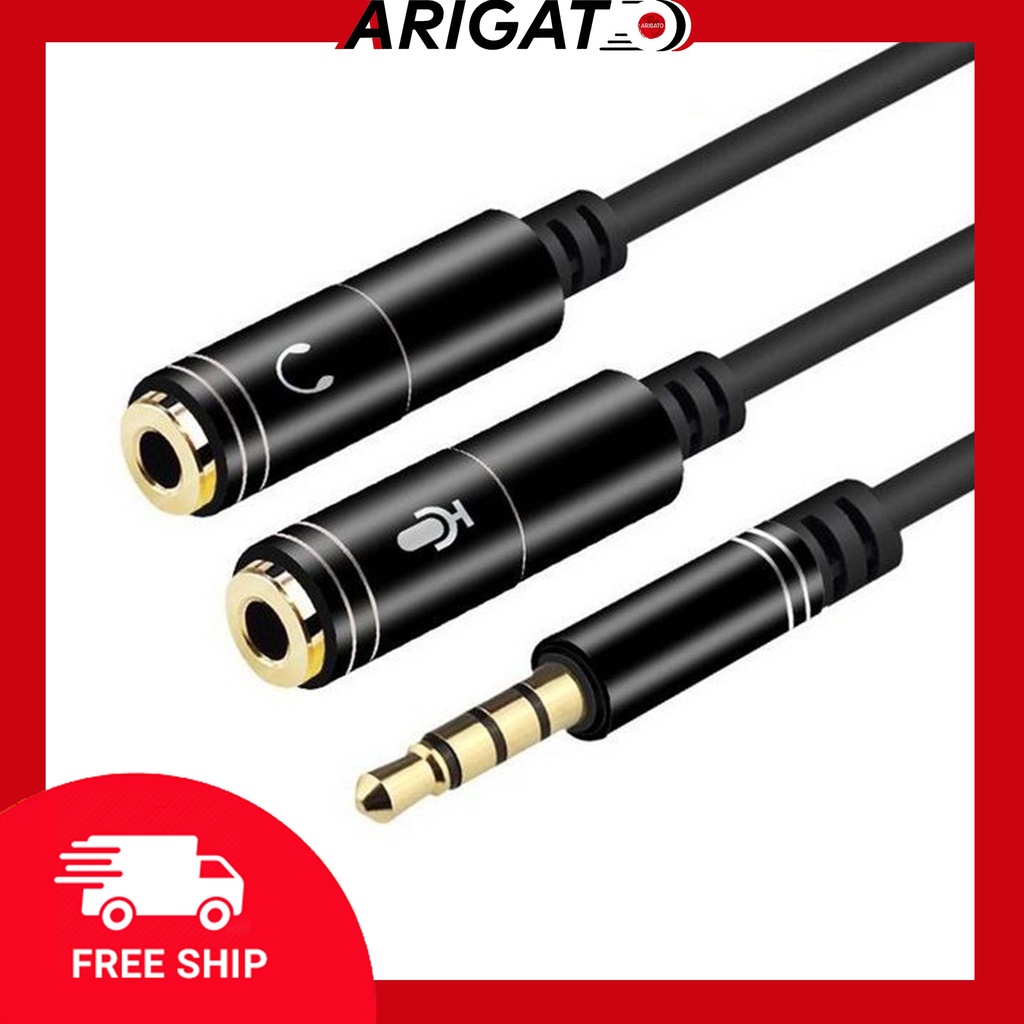 [Mã ELHACE giảm 4% đơn 300K] Jack Chia Tai Nghe Và Mic Kết Nối Audio 3.5Mm