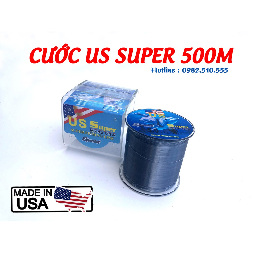 Cước US SUPER 500m siêu bền - Made in USA