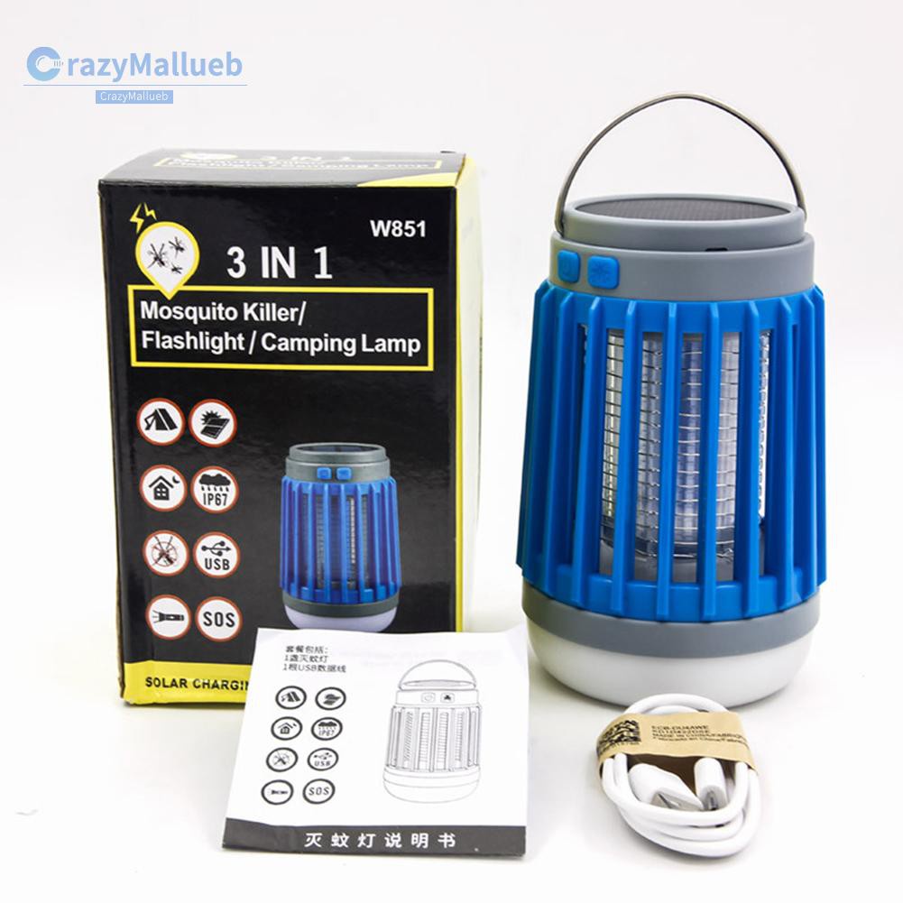 Crazymallueb❤LED Insect Killer Lamp Electrical USB Bug Zapper Insect Repellent Outdoor Light❤Lighting