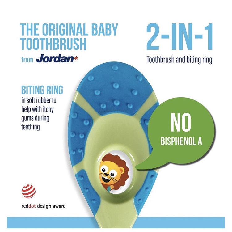 BÀN CHẢI ĐÁNH RĂNG CHO BÉ JORDAN STEP 1 VÀ STEP 2