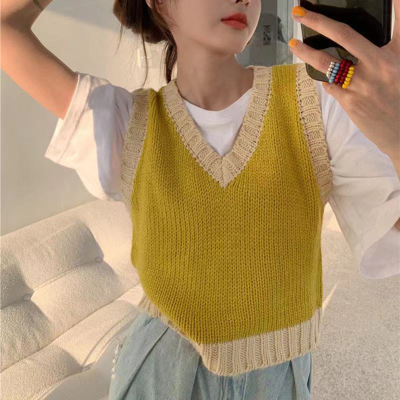 Áo Len Nữ Không Tay Kiểu Dáng Mới