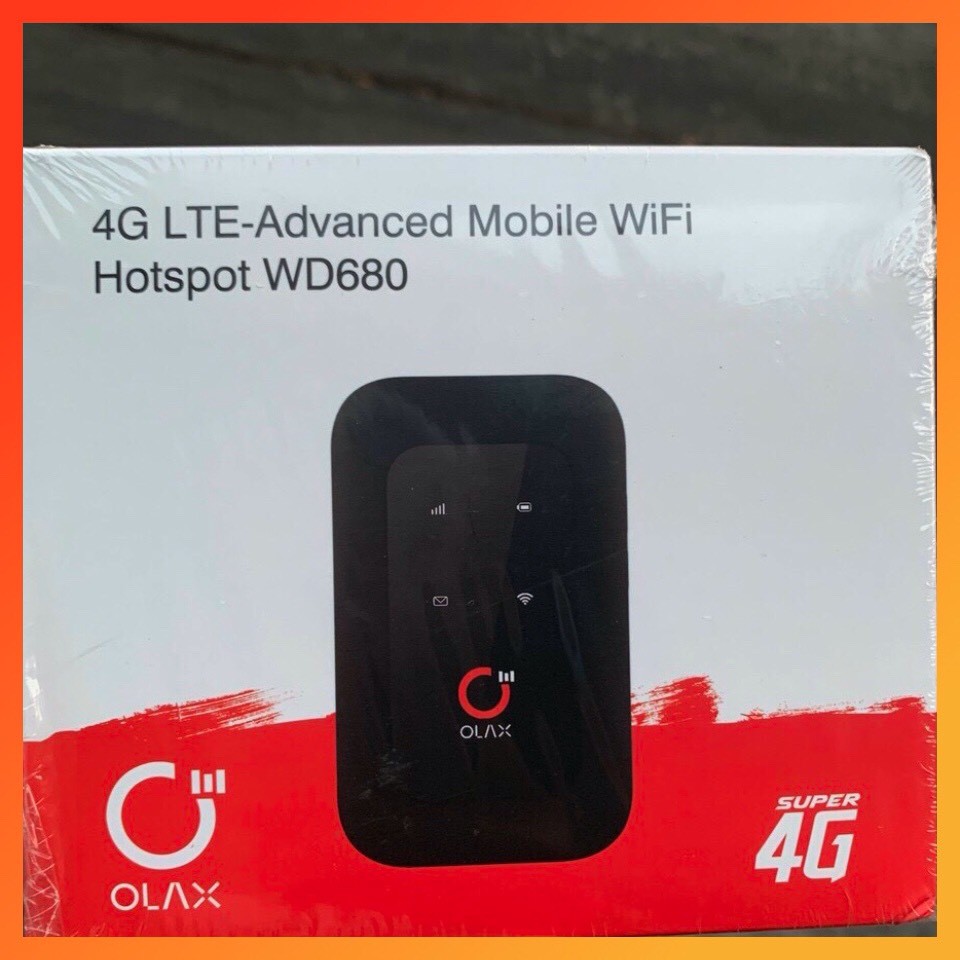 Cục Phát Wifi 4G Sóng Cực Mạnh Hỗ Trợ Cùng Lúc Nhiều Máy Olax WD-680