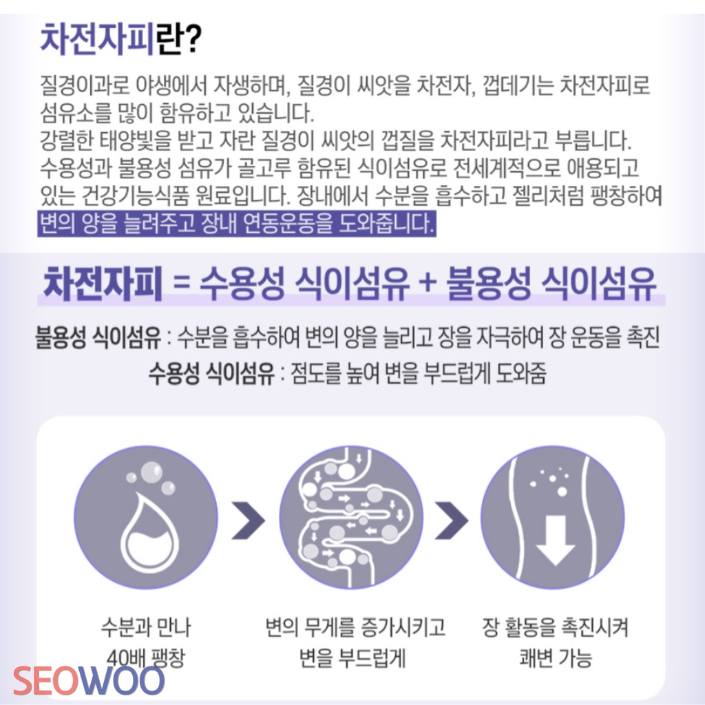 Chất xơ hòa tan hỗ trợ tiêu hóa Everfit Hàn Quốc – EVERFIT PSYLLIUM HUSK FIBER