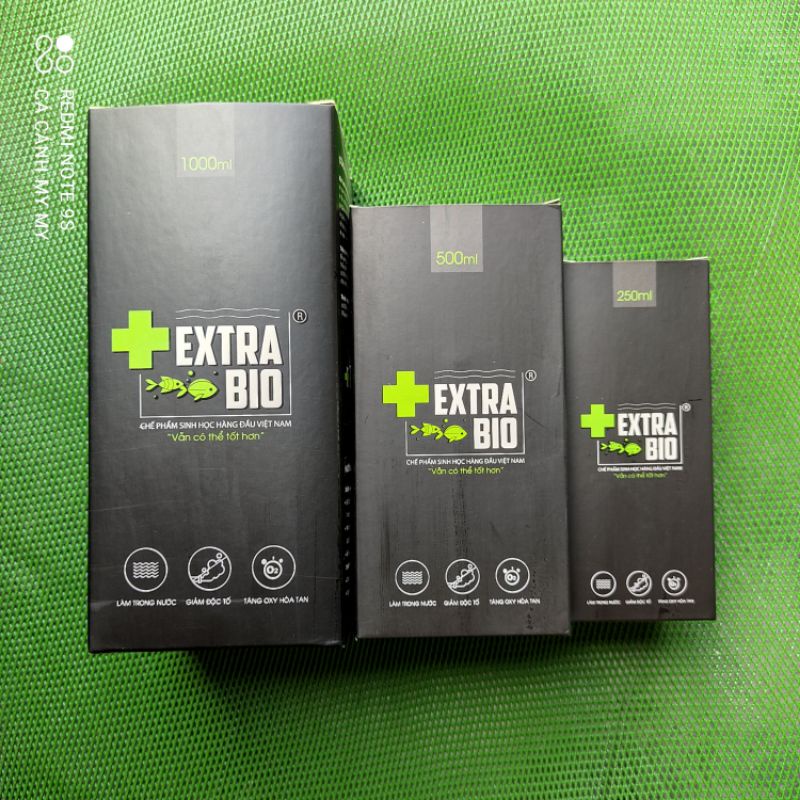 Vi sinh extrabio 250ml 500ml 1000ml | Vi sinh làm trong nước Extra bio