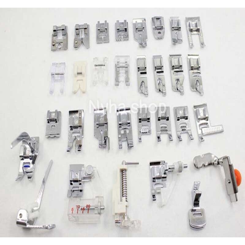 BỘ 32 CHÂN VỊT ĐA NĂNG MÁY MAY GIA ĐÌNH