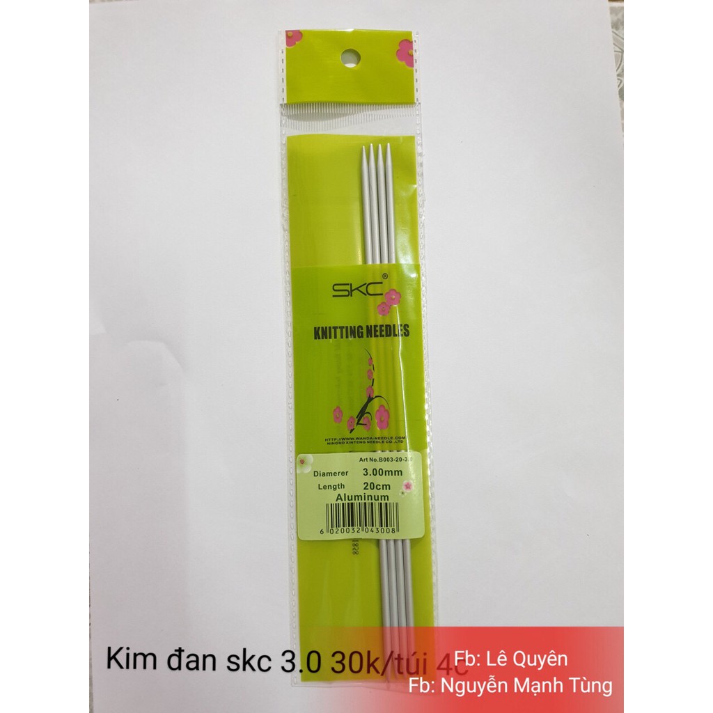 Kim đan thẳng 2 đầu skc