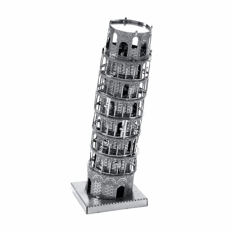 Đồ chơi lắp ghép mô hình 3D bằng thép tháp nghiêng Tower pisa 20 -DC2154(22)